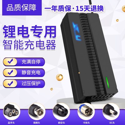 高端电动车锂电池充电器48v5a60v5a72v三元聚合物铁锂5a快充外卖