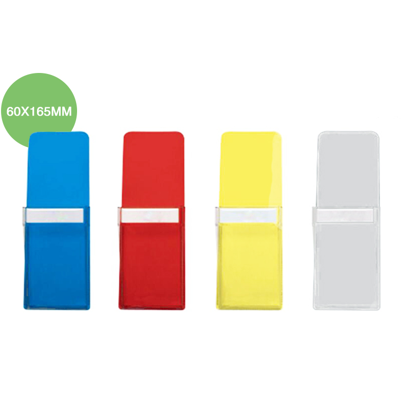 彩色磁性收纳袋白色笔袋可吸冰箱白板黑板透明工具袋文具袋整理袋