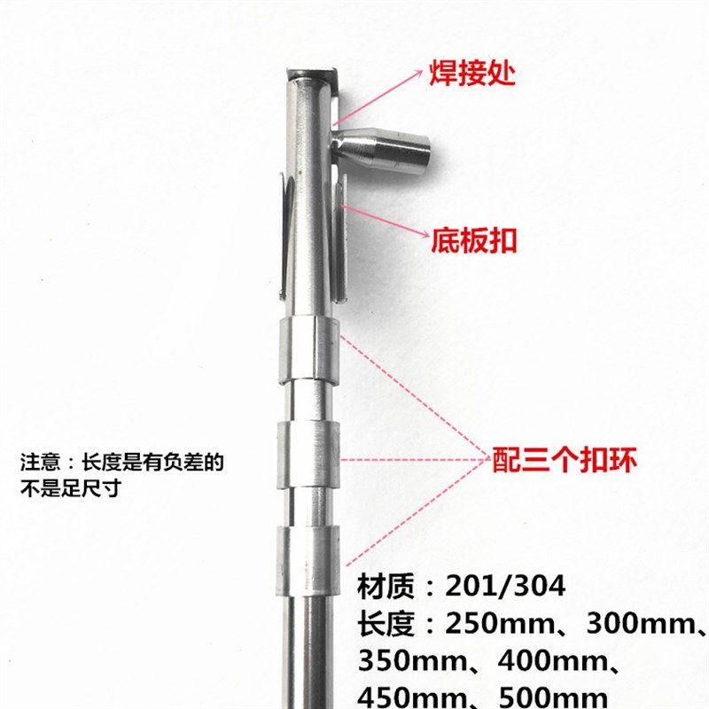 304/201不锈钢落地14芯明插销大门加长250/300/350/400/450/500mm,基础建材,明插销,淘宝优惠券,粉丝福利购,淘宝优惠卷