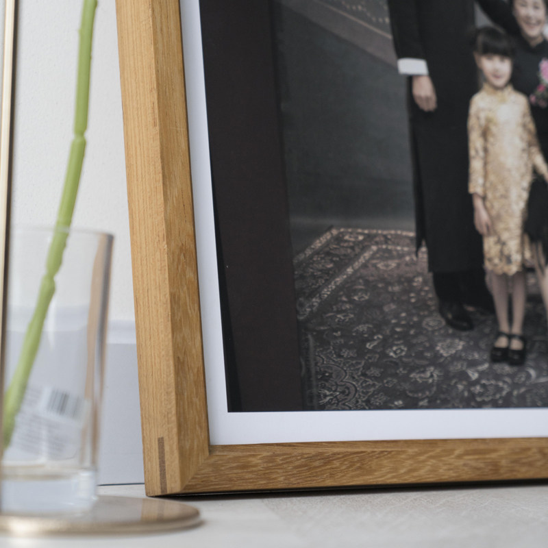 柚木G1 婚纱照放大全家福定制洗照片做成相框冲印加装裱画框挂墙