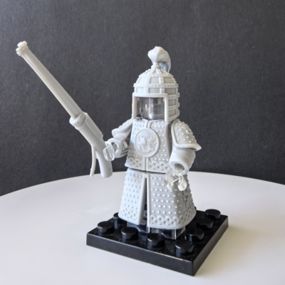 布面甲·鸟铳手|光固化打印的小人仔穿戴模型中国古代甲胄系列