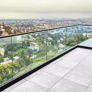 钢化玻璃楼梯扶手护栏不锈钢栏杆自装农村自建房室内家用阳台护栏