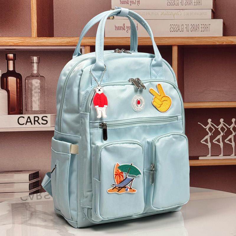 高颜值大容量妈咪包母婴外出轻便双肩包时尚手提袋婴儿妈妈可携式