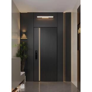 2025新款入户门防盗门一门一景进户门别墅大门子母门简约家用铸铝