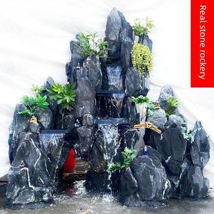 大型假山水景摆件天然真石头流水喷泉室内庭院阳台鱼池装饰造景观