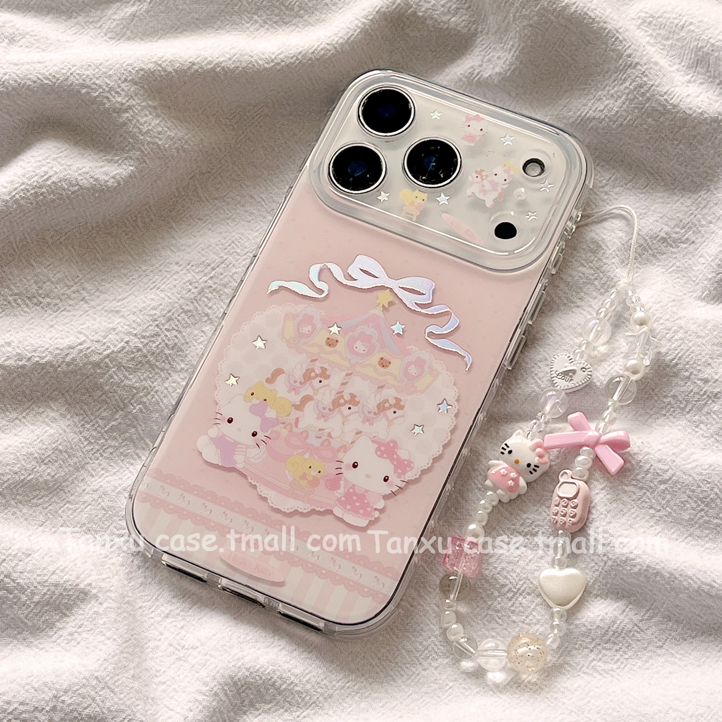 ins少女梦幻粉色HelloKitty适用苹果17promax手机壳iPhone16pro新款15带链条14pro防摔17小众13创意17Pro全包,3C数码配件,手机保护套/壳,淘宝优惠券,粉丝福利购,淘宝优惠卷