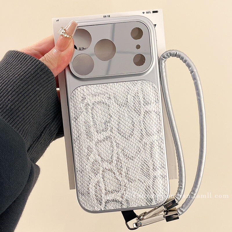 蛇皮纹理适用苹果手机壳