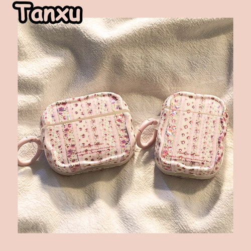 ins少女藤蔓花朵适用苹果耳机套