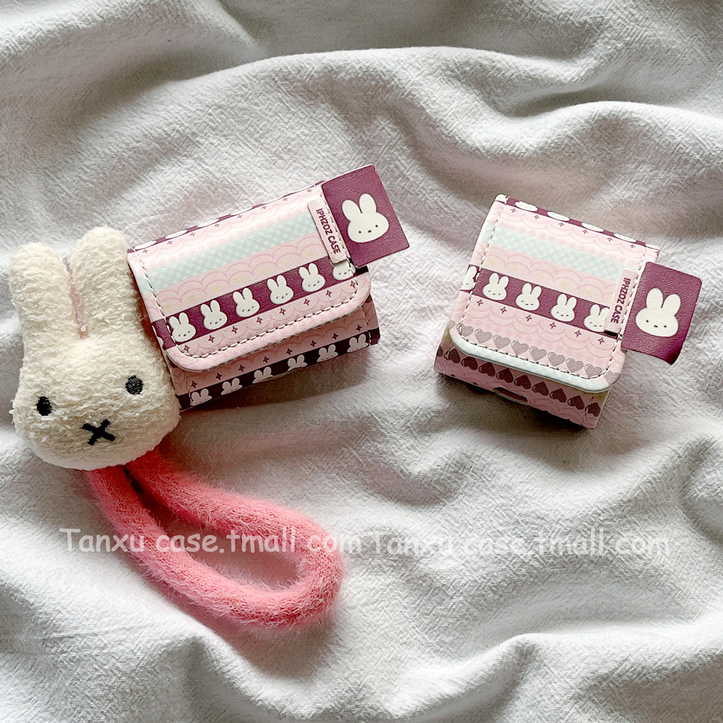 翻盖皮质可爱费尔岛米菲兔适用苹果Airpodspro3保护套苹果蓝牙无线1/2代新三代AirPods4代airpodpro2耳机壳女