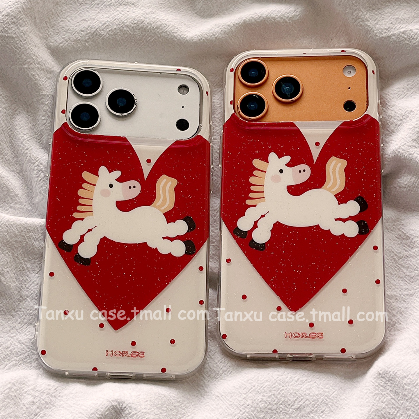 新年红色可爱爱心小马适用苹果17promax手机壳iPhone16pro新年新款15马年14pro防摔17小众14网红17Pro全包13,3C数码配件,手机保护套/壳,淘宝优惠券,粉丝福利购,淘宝优惠卷