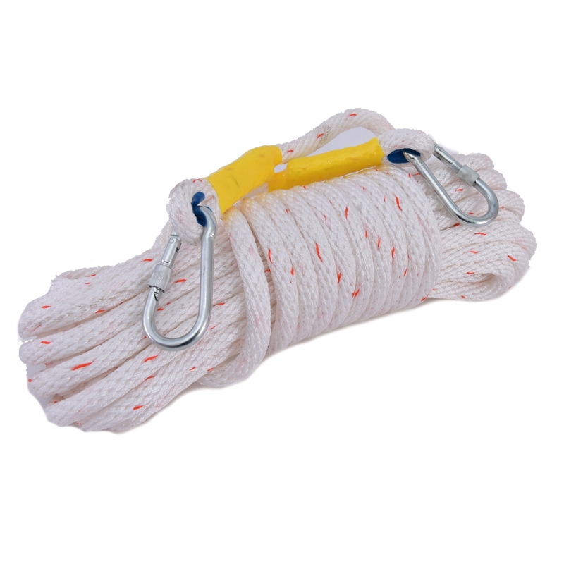 全编丙纶空调外机安装安全绳尼龙绳货车捆绑绳高空吊装绳子带双钩