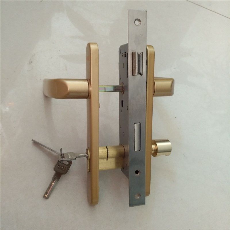 铝合金多点门锁 断桥铝门锁体 连体门锁 塑钢门 8530 8535锁体