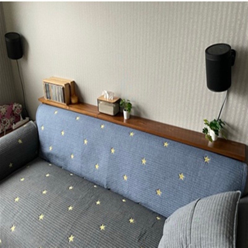 全实木沙发后置物架靠墙长条桌暖气片遮挡收纳架子夹缝床头床尾架