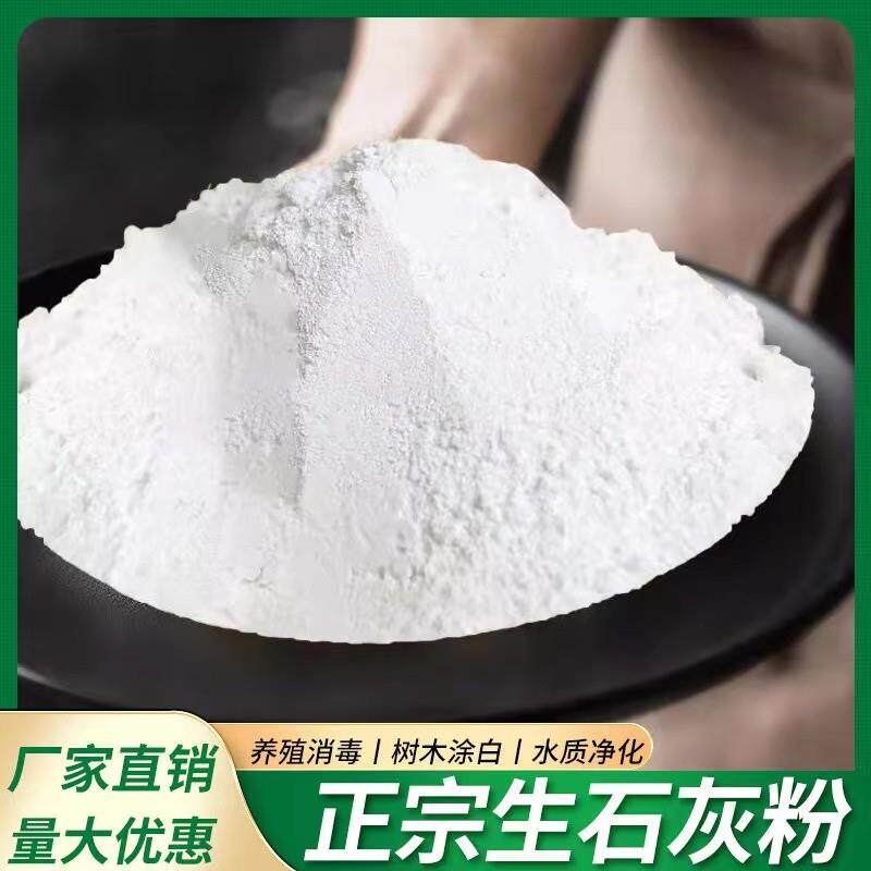 生石灰粉50斤干燥杀菌消毒除湿防潮防霉吸水驱虫净水除臭刷树净土