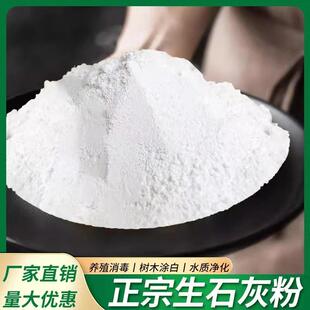 生石灰粉50斤干燥杀菌消毒除湿防潮防霉吸水驱虫净水除臭刷树净土