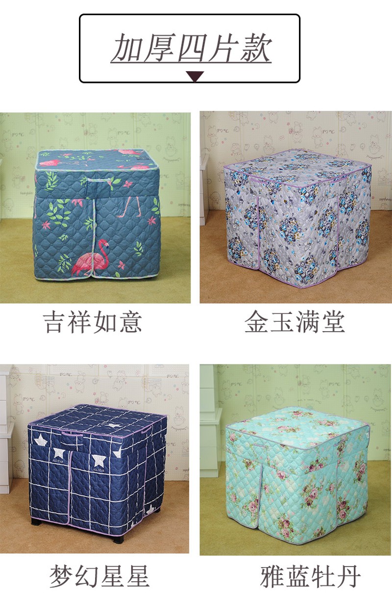 高档电炉罩烤火罩新款烤火桌子罩套家用烤火布正方形烤火被罩加厚