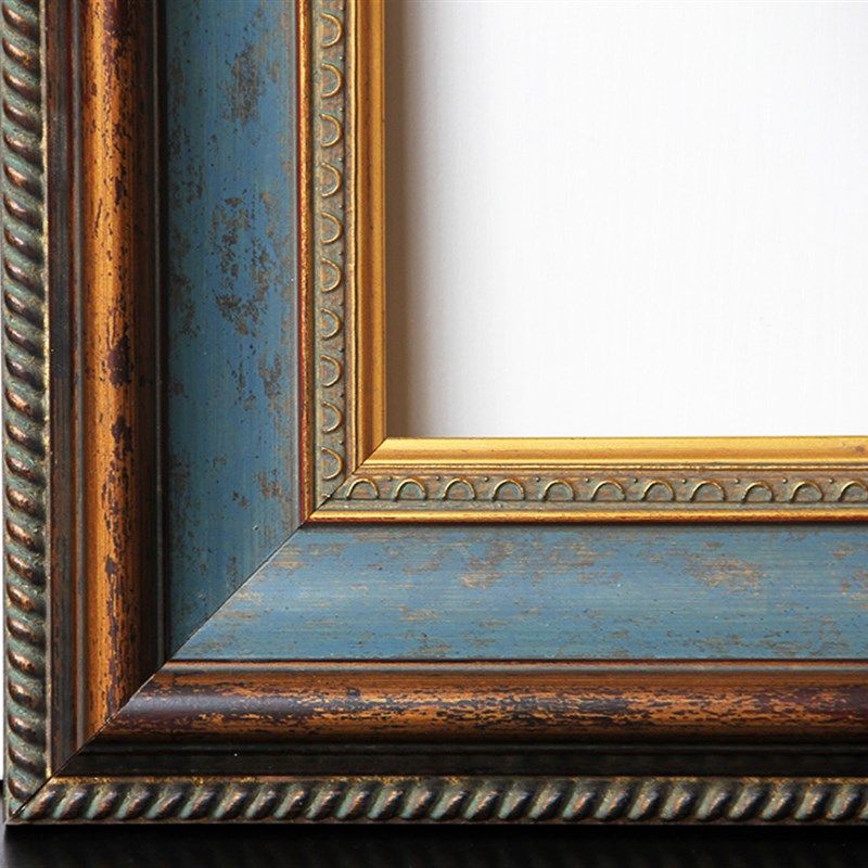 简约美式画框定制 油画外框 实木画框宽度8.2厚度3.7cm