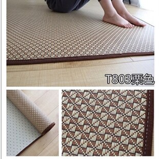 夏季藤编凉席地毯卧室地垫客厅加厚榻榻米垫床垫儿童游戏垫爬行垫