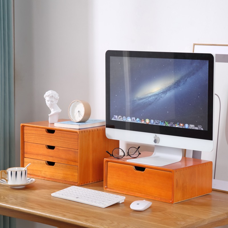 桌面收纳盒抽屉式多层储物小盒子办公室学生书桌上宿舍神器置物架