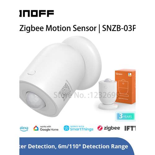 Sonoff SNZB-03P智能运动传感器Zigbee人体移动红外探测报警器