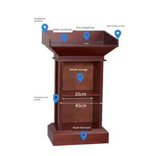 发言台演讲台实木发言席教室讲桌简约现代迎宾台接待台会议咨客台
