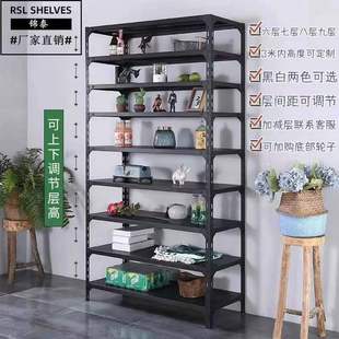 货架置物架多层仓库储物展示架家用阳台铁架子超市仓储角钢落地架