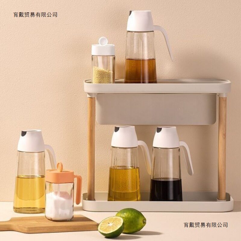 家用自动开合玻璃油壶防漏厨房用品油罐酱油醋调料瓶油瓶装油瓶子