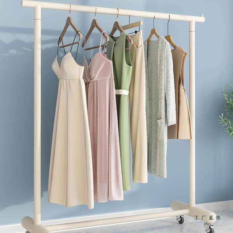 奶油风凉衣帽落架地客厅衣服收纳挂衣架生子学宿舍简易衣架无品牌