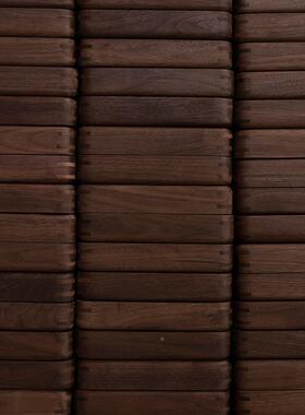 实打木感榫卯黑胡桃圆角弧画框洗圆照片做成相框GVX摆台人工精质