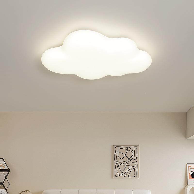 奶油风客厅灯代简设约计大气吸顶VUP灯全套餐温馨氛屋围护现眼大