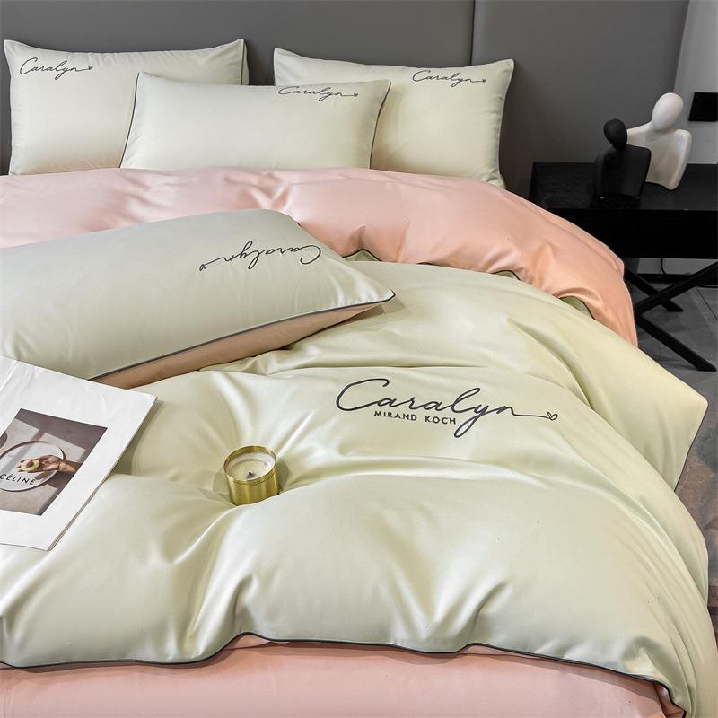 轻奢四件上用品学宿舍床单床套被套被罩床笠SL-1三件生套厂家