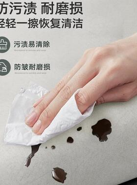 拼型色沙布艺发组合客厅轻奢现代简约小户P001公寓技网红科布懒人