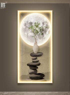 NMW现代简约玄装饰画钟关装饰画钟表客厅走廊道墙画过挂挂钟网红