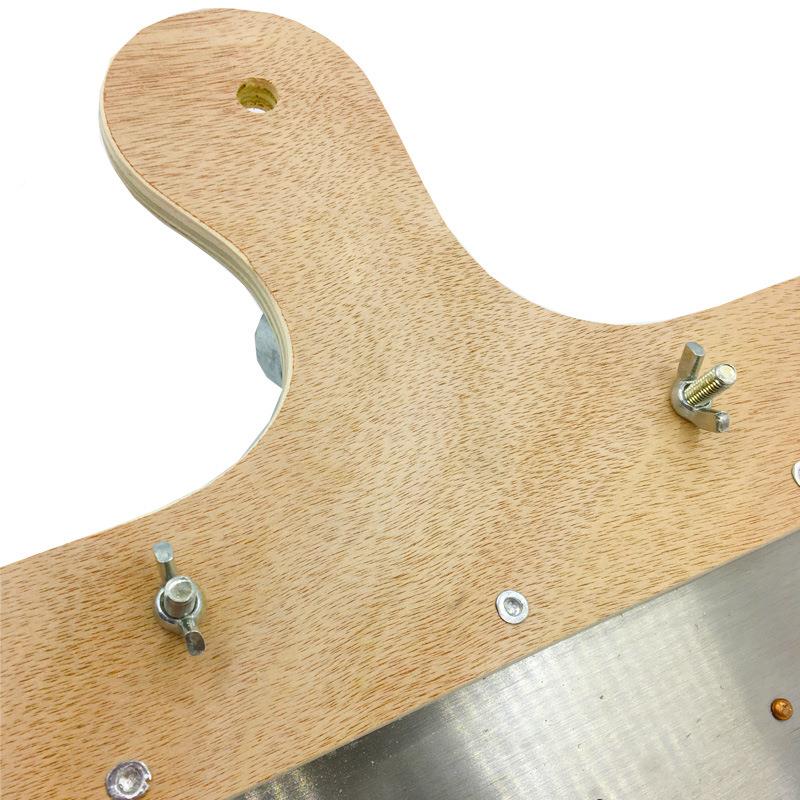 自流平板水泥施工工具刮胶板木柄不锈钢刮耙子施工抹QSV工平手具