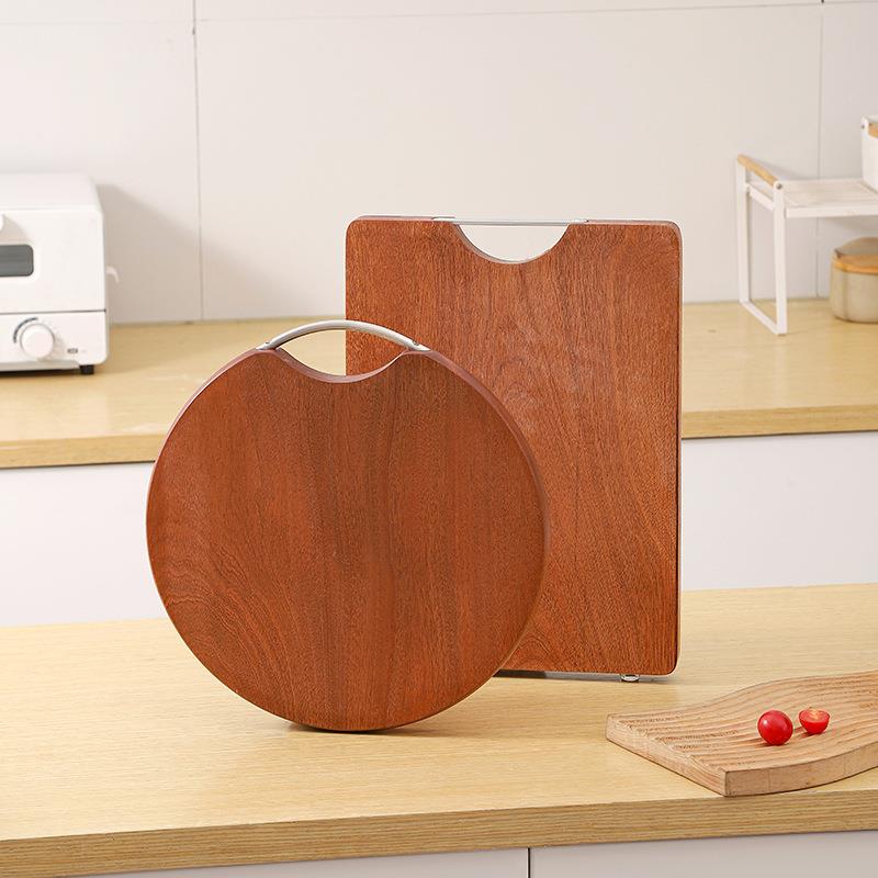 新品上架可印LGO双O面乌檀木菜切CKT板厨菜房砧板整木多规板实木