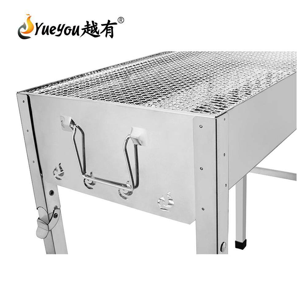 B外BQ家用木烧炭烧烤XGO架便捷式折叠户野营不锈钢烧烤炉外户烤炉