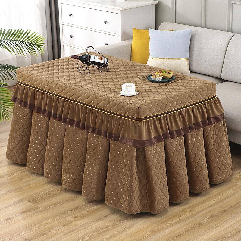 款电新炉罩套烤火炉罩加加厚升降茶几罩绒火正INO方形长方形冬季