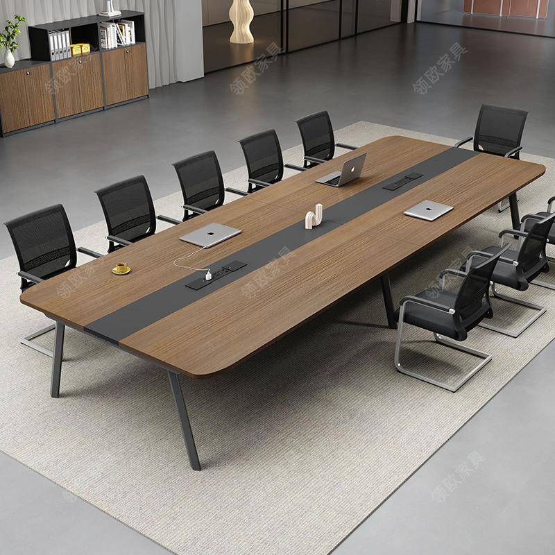 办公会桌长桌简约议桌现代会议室桌椅组CET合小会议型子接待洽谈