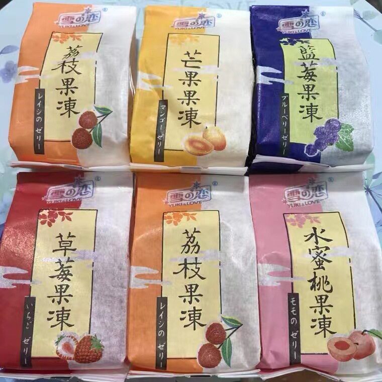 雪之恋果冻布丁50g*120