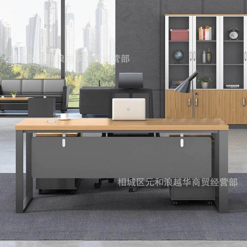 老板板式大作班台简约代现.6米11.8主管经f952144理电脑工桌办公