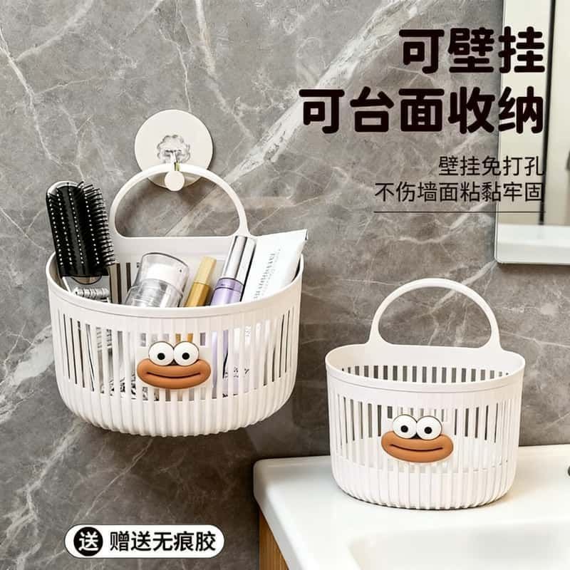 大嘴猴壁挂式收纳挂篮置物篮