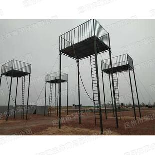 攀爬架攀登架户外爬绳爬杆爬梯三位合一室外爬高攀爬训练器爬绳架