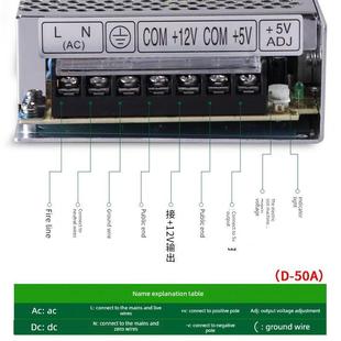 120 明威双输出开关电源正负5V12V24V 15V双组D