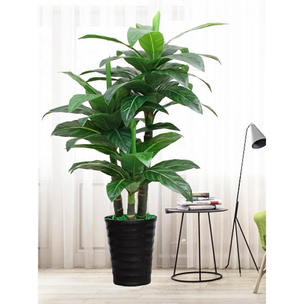 仿真绿植盆栽客厅植物室内假树装饰网红发财树造景假盆景落地假花