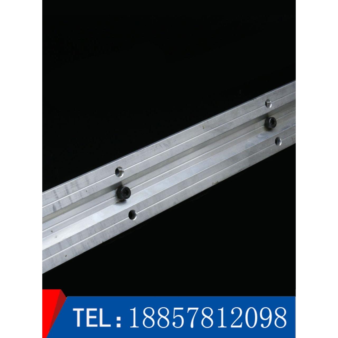 厂家专业生产铝托圆柱导轨 带支撑直线光轴镀铬棒硬轴滑轨型号齐