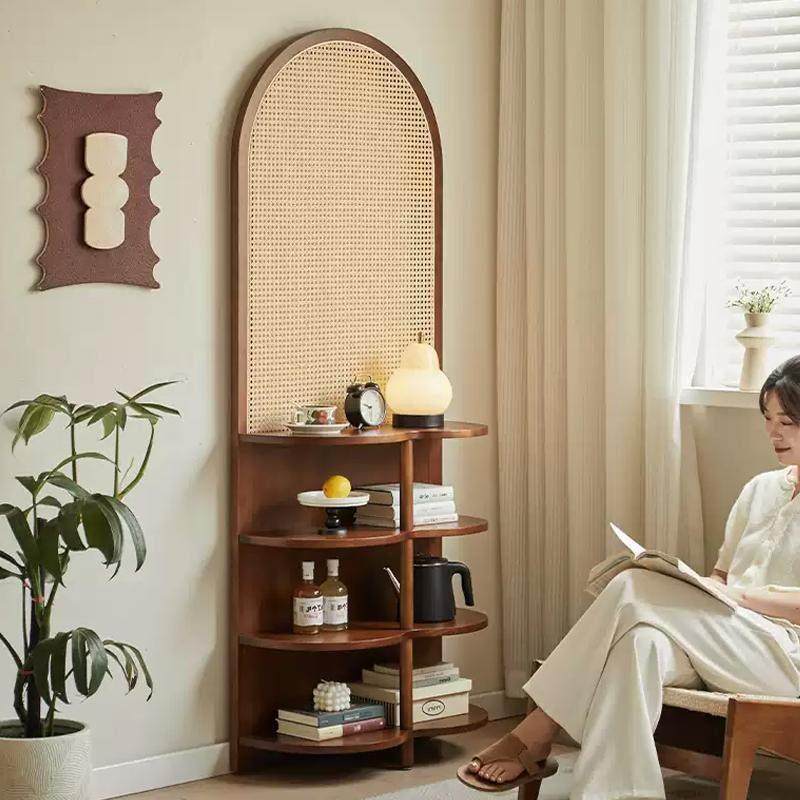 中古实木屏风隔断覆古客厅家用藤编入户正对门玄关座屏遮挡置物架,住宅家具,座屏,淘宝优惠券,粉丝福利购,淘宝优惠卷