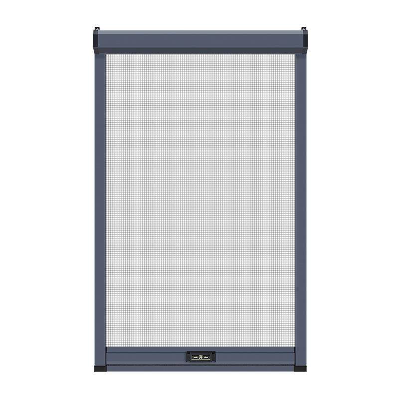 回卷隐形纱窗可拆洗上下推拉伸缩断桥铝合金高透网防蚊纱窗网自装