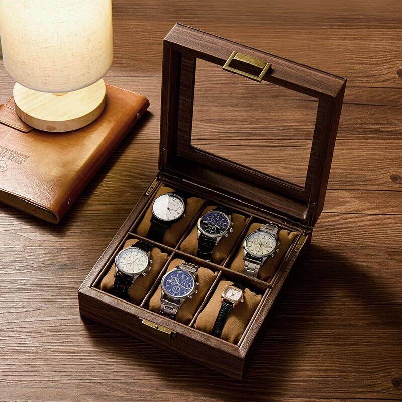 手表收纳盒高档精致家用展示盒大容量防尘首饰手饰手表盒.实用