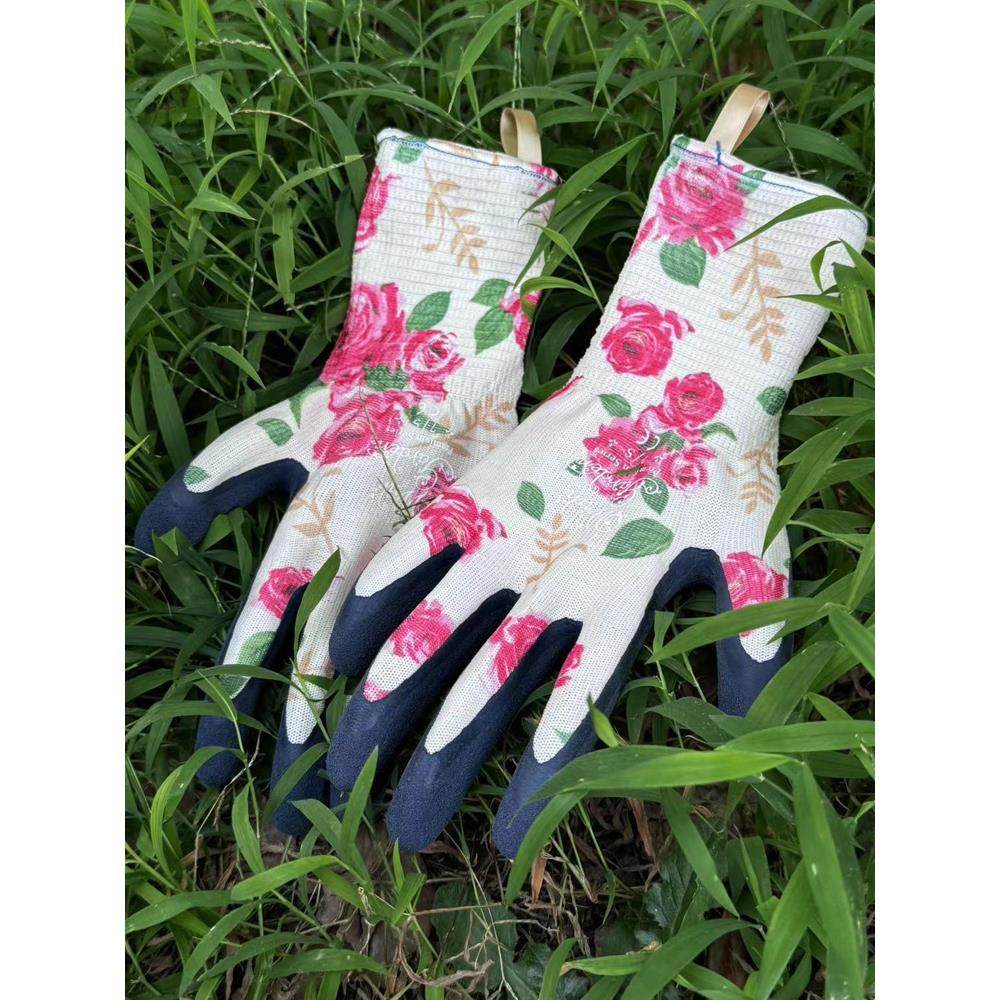 日本超薄园艺手套防刺防水防扎耐磨种花玫瑰月季手套护手修枝劳动