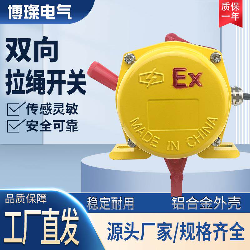 防爆拉绳开关BKLT2 EXKLT2 BXYLS-II粉尘防爆急停开关XLLS BX5800